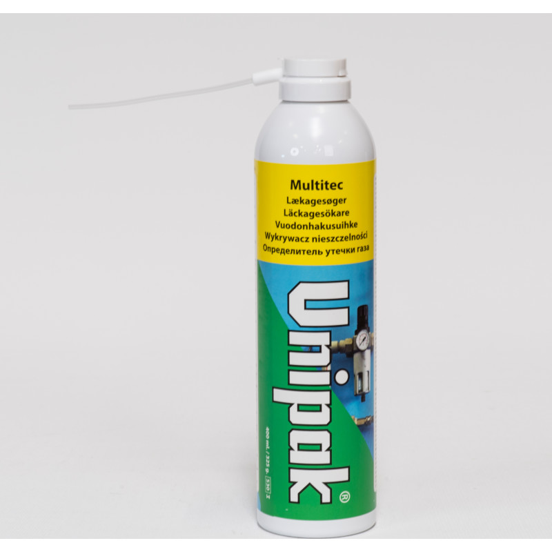 Unipak Multitec Læksøger 400 ml UN 1950 Aerosoler, giftige, brandfarlige 2.1 (6.1.)