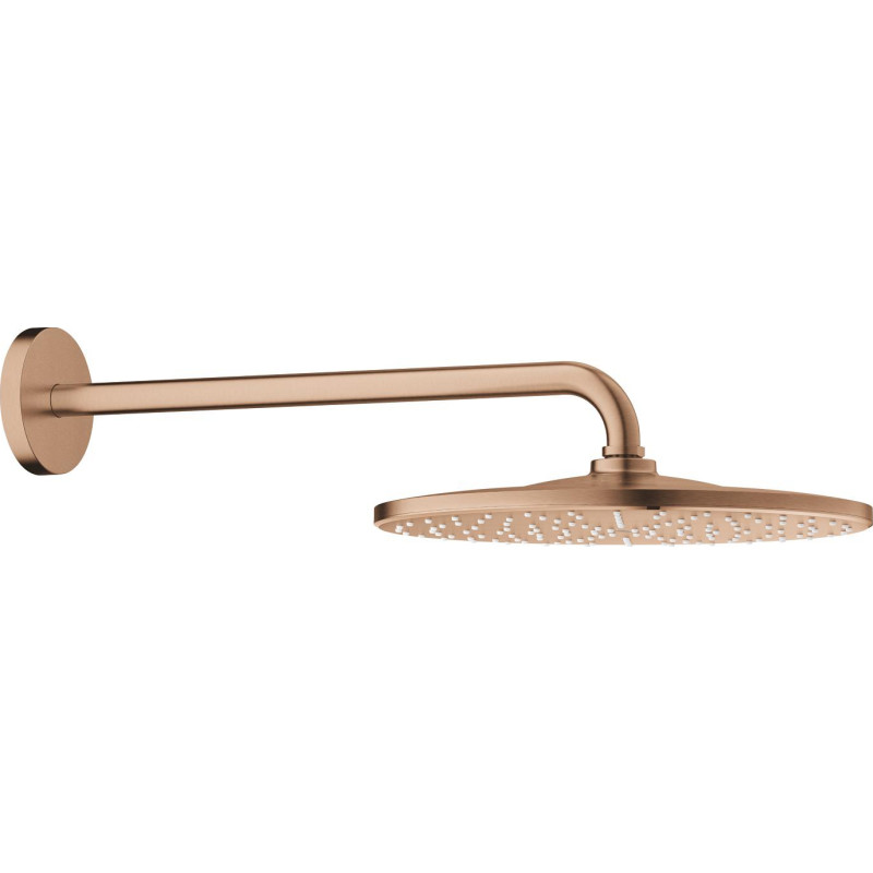 Grohe Rainshower Mono brusehoved, Ø31 cm, vandbesparende, børstet kobber