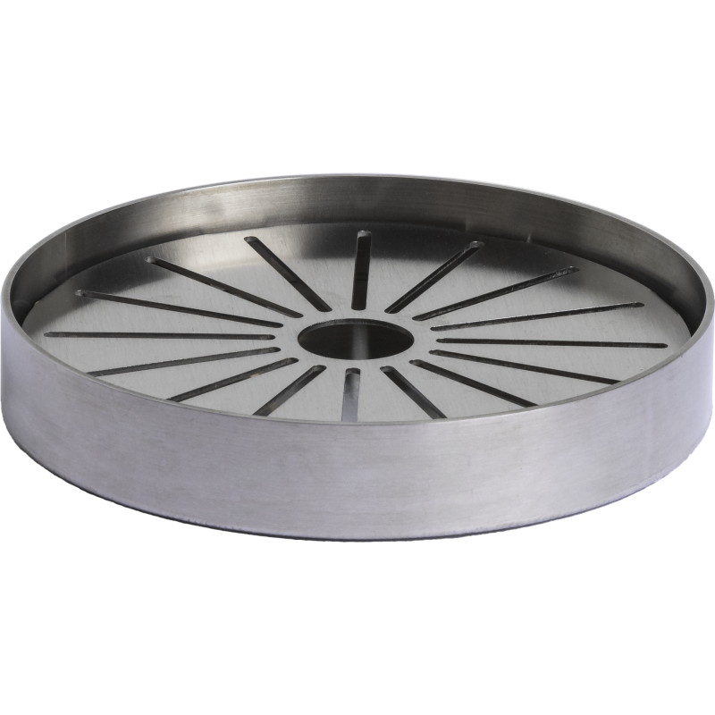 Friskvand drypbakke, Ø150 mm, rustfrit stål