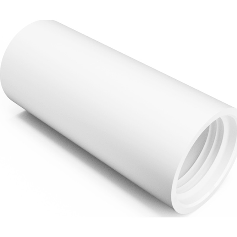 Purus muffe med indstik/indstik Ø32 mm i hvid PP