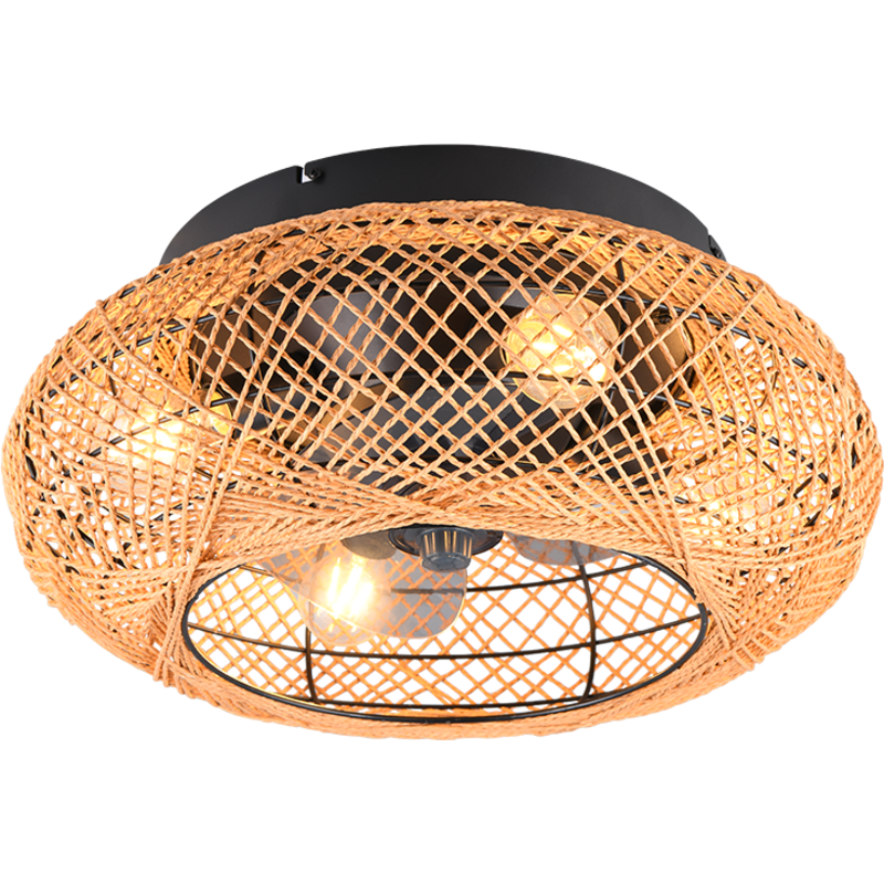 Trio Lighting Lillesand takfläkt med belysning