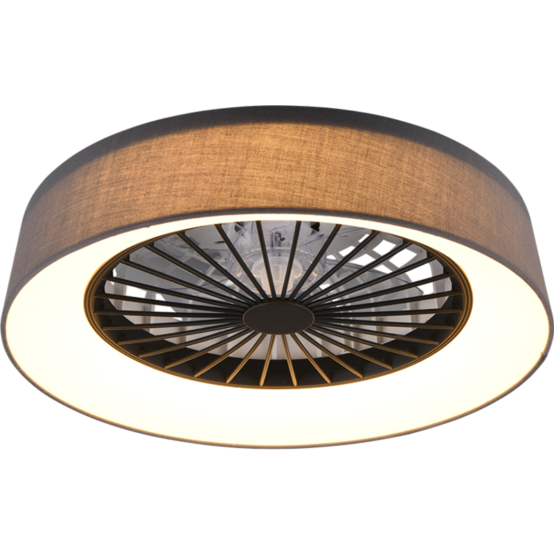 Trio Lighting Farsund loftventilator med lys