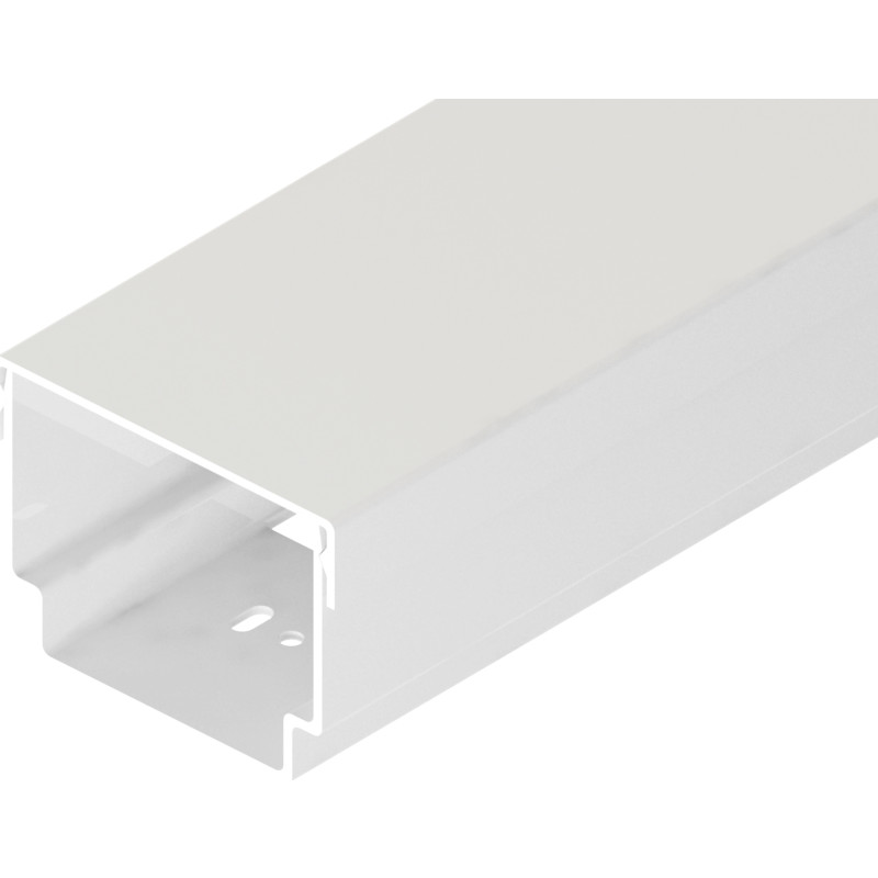 Qventi vægkanal aluminium 2 meter, hvid