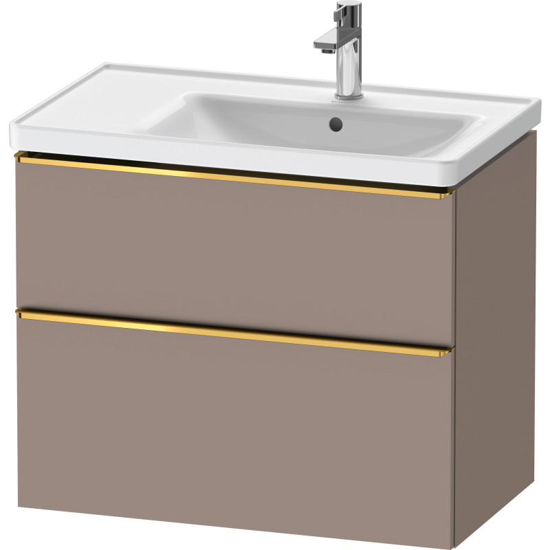 Duravit D-Neo underskab, 78,4x45,2 cm, mat brun/guld