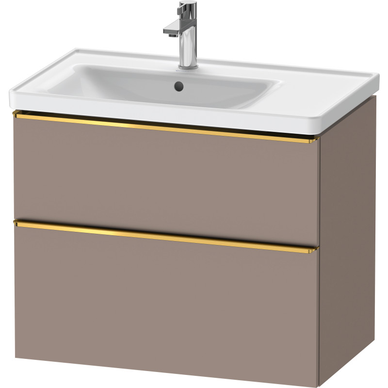 Duravit D-Neo underskab, 78,4x45,2 cm, mat brun/guld