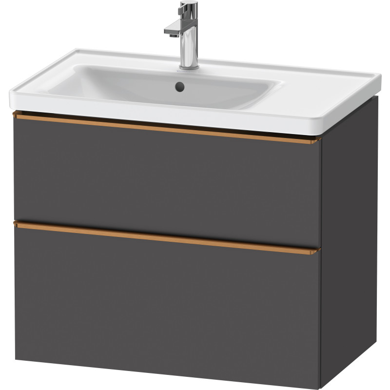 Duravit D-Neo underskab, 78,4x45,2 cm, mat grafitgrå/bronze