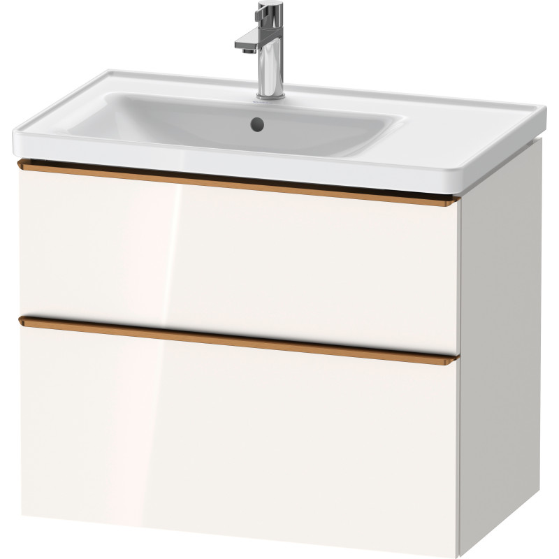 Duravit D-Neo underskab, 78,4x45,2 cm, hvid højglans/bronze