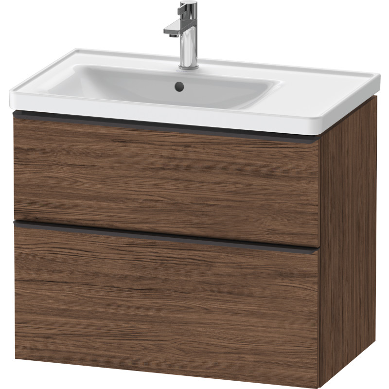 Duravit D-Neo underskab, 78,4x45,2 cm, mørk valnød/sort