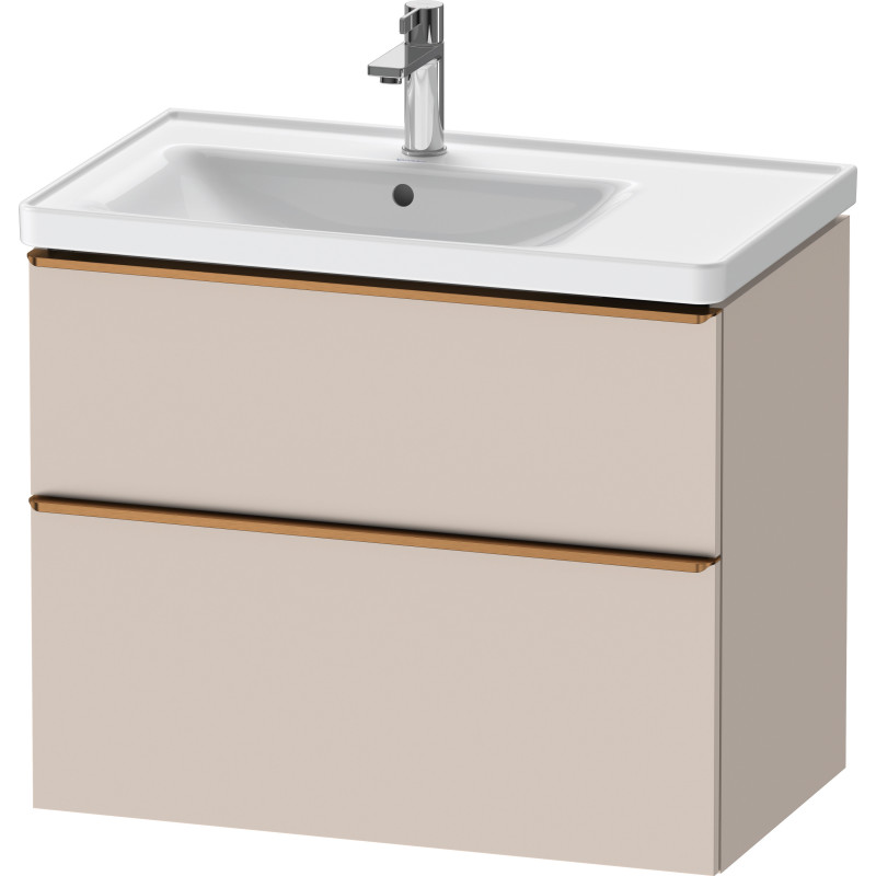 Duravit D-Neo tvättställsunderskåp, 78,4x45,2 cm, matt beige/brons