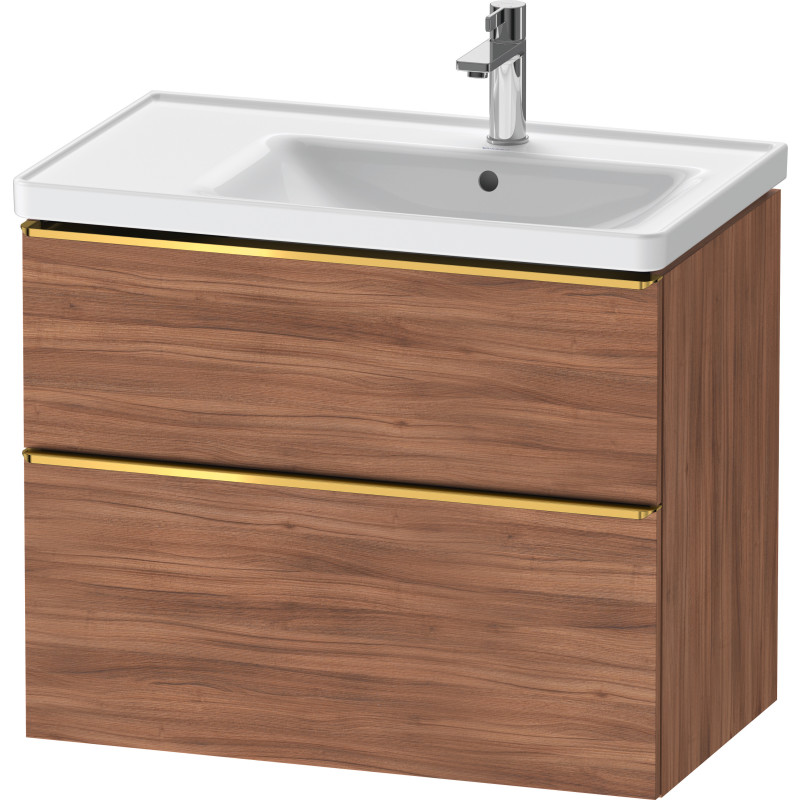 Duravit D-Neo underskab, 78,4x45,2 cm, valnød/guld