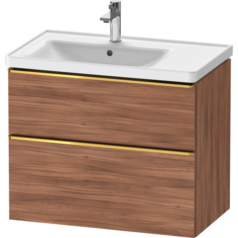 Duravit D-Neo underskab, 78,4x45,2 cm, valnød/guld