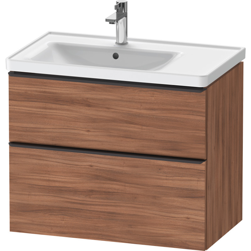 Duravit D-Neo underskab, 78,4x45,2 cm, valnød/sort