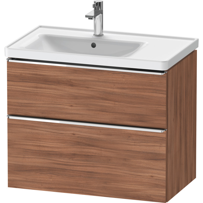 Duravit D-Neo underskab, 78,4x45,2 cm, valnød/krom