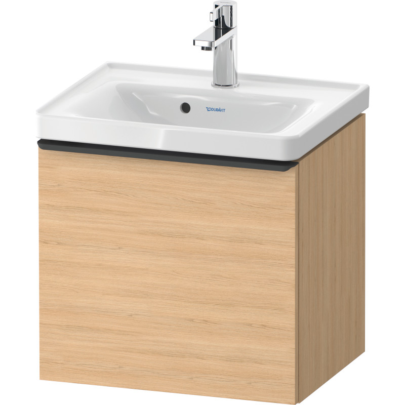Duravit D-Neo tvättställsunderskåp, 48,4x37,2 cm, ek/svart