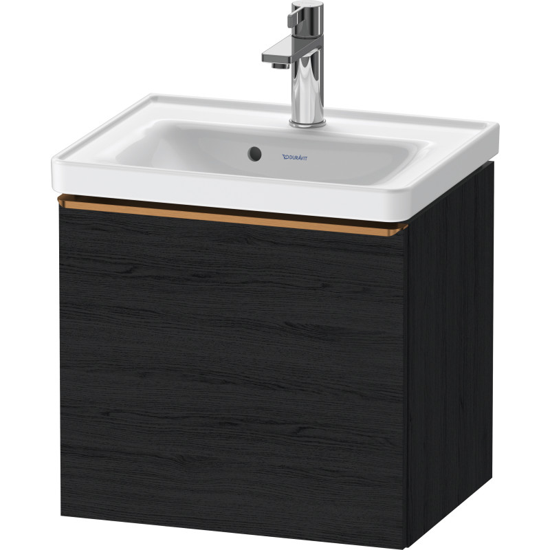 Duravit D-Neo underskab, 48,4x37,2 cm, sort eg/bronze