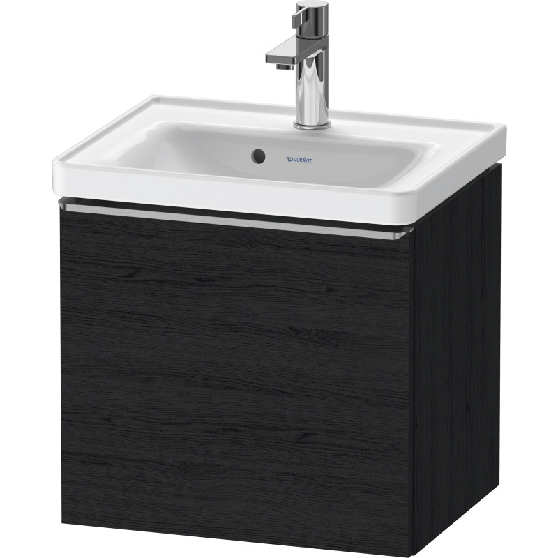 Duravit D-Neo underskab, 48,4x37,2 cm, sort eg/stål