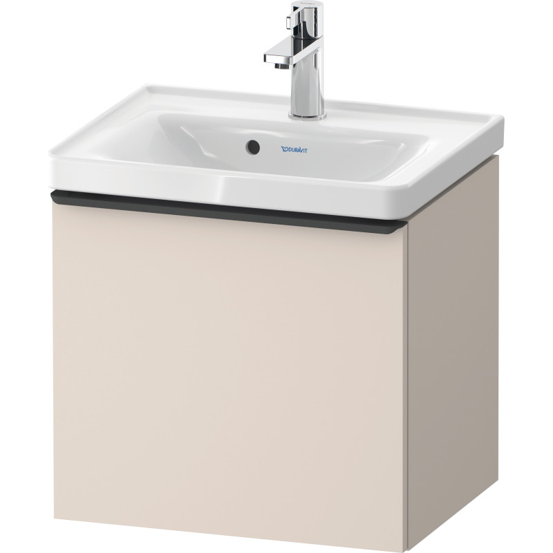 Duravit D-Neo tvättställsunderskåp, 48,4x37,2 cm, matt beige/svart