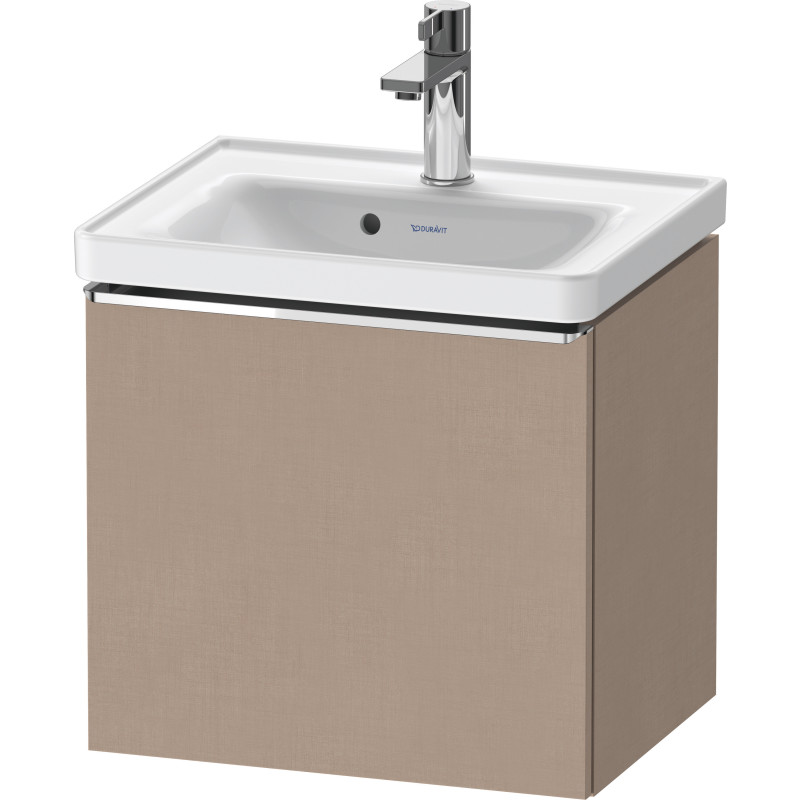Duravit D-Neo tvättställsunderskåp, 48,4x37,2 cm, brun/krom