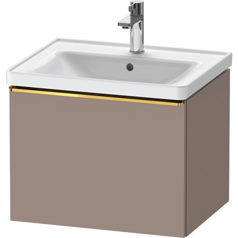 Duravit D-Neo underskab, 58,4x45,2 cm, mat brun/guld