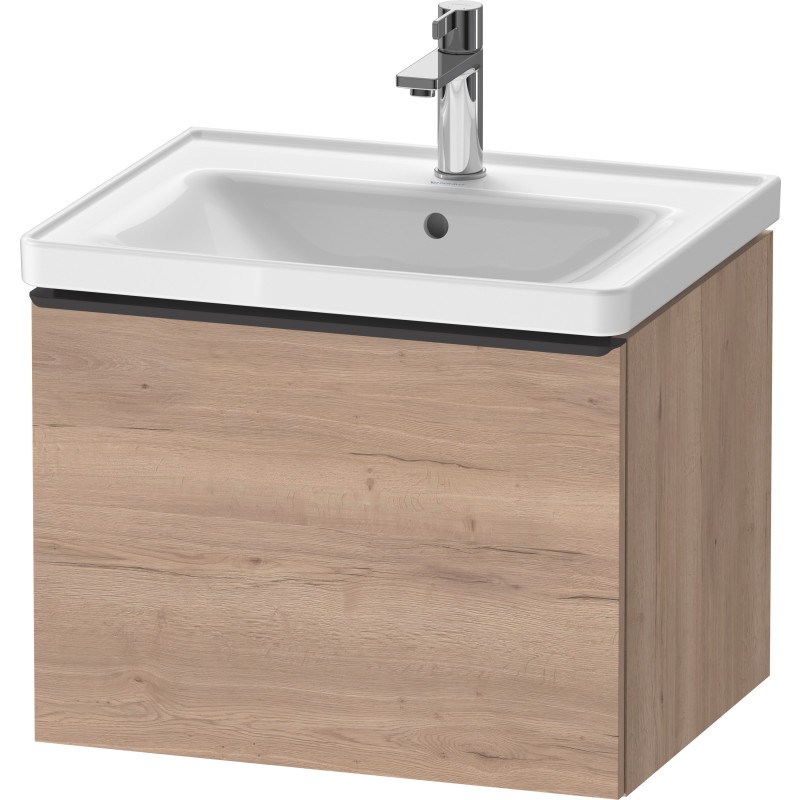 Duravit D-Neo underskab, 58,4x45,2 cm, marmoreret eg/sort
