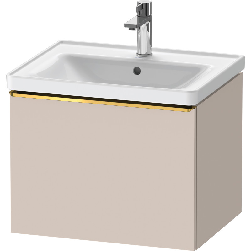 Duravit D-Neo underskab, 58,4x45,2 cm, mat beige/guld