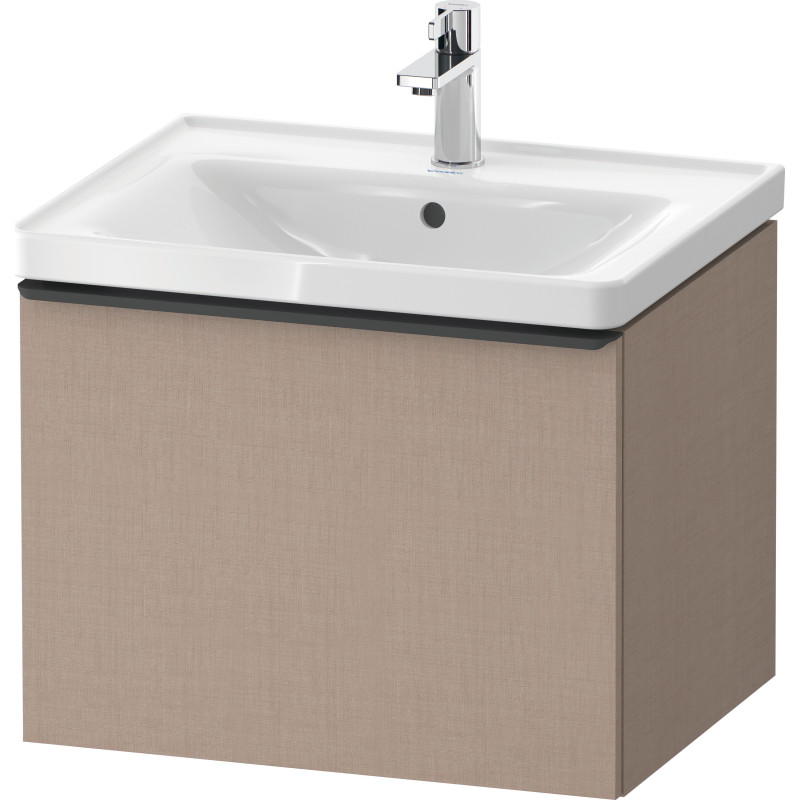Duravit D-Neo tvättställsunderskåp, 58,4x45,2 cm, brun/svart