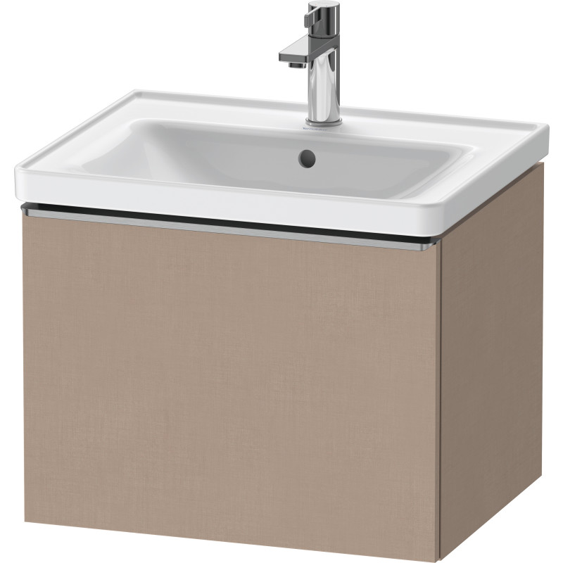 Duravit D-Neo tvättställsunderskåp, 58,4x45,2 cm, brun/stål