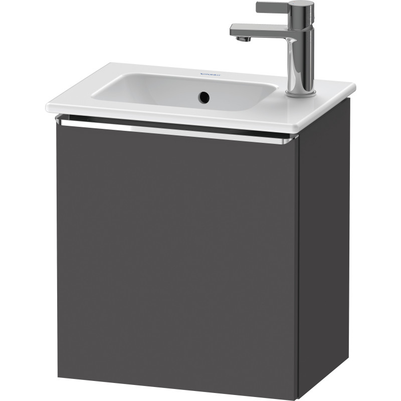 Duravit D-Neo underskab, 41x27,4 cm, højre, mat grafitgrå/krom