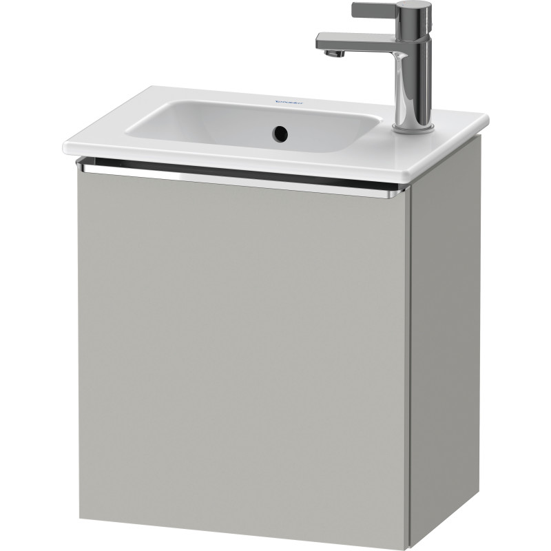 Duravit D-Neo underskab, 41x27,4 cm, højre, mat grå/krom