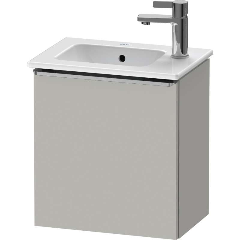 Duravit D-Neo underskab, 41x27,4 cm, højre, mat grå/stål