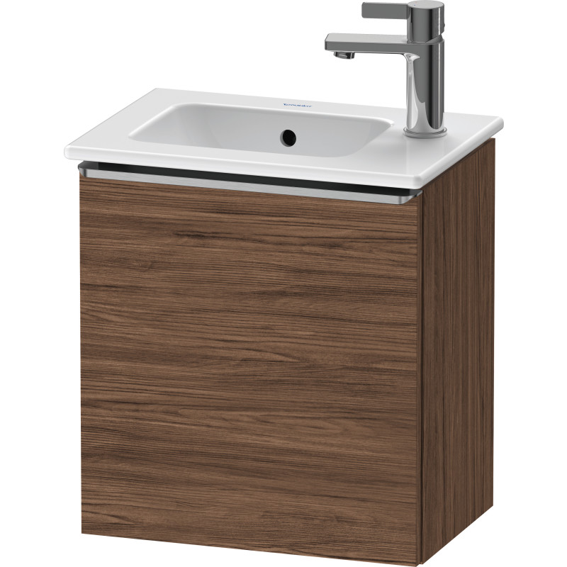 Duravit D-Neo underskab, 41x27,4 cm, højre, mørk valnød/stål