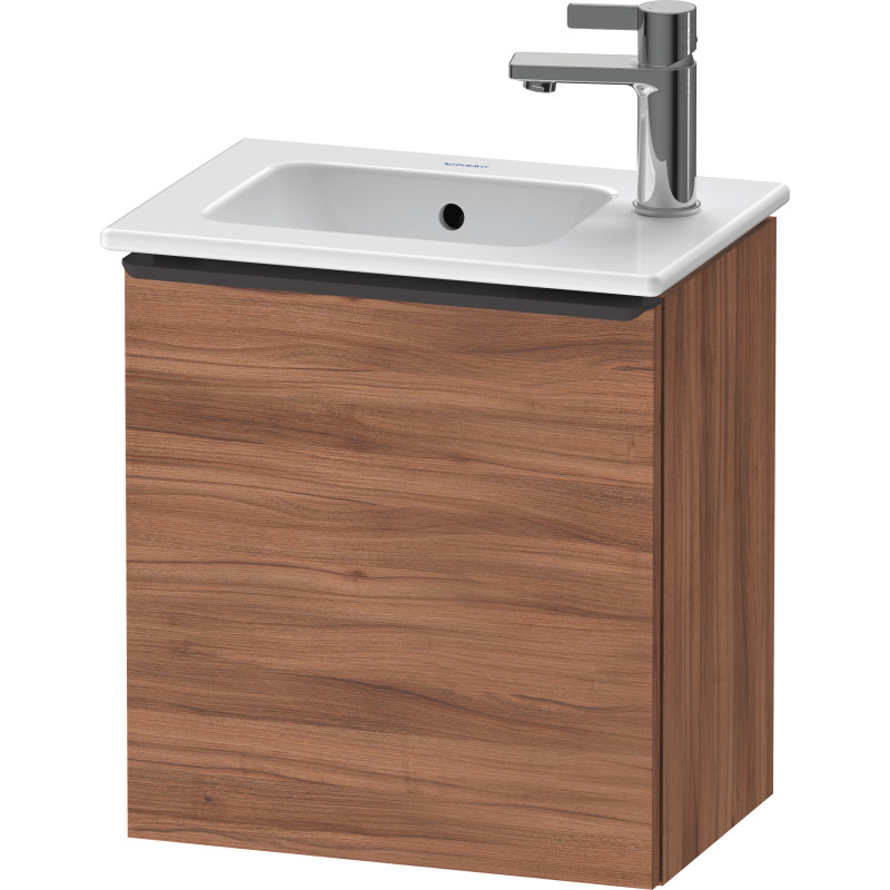 Duravit D-Neo underskab, 41x27,4 cm, højre, valnød/sort