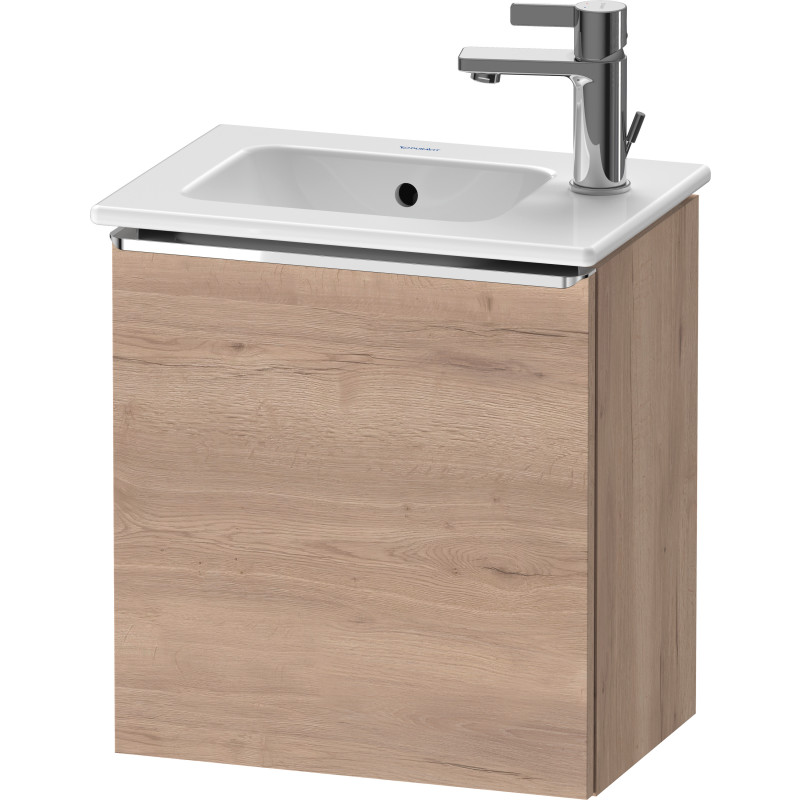 Duravit D-Neo tvättställsunderskåp, 41x27,4 cm, vänster, marmorerad ek/krom