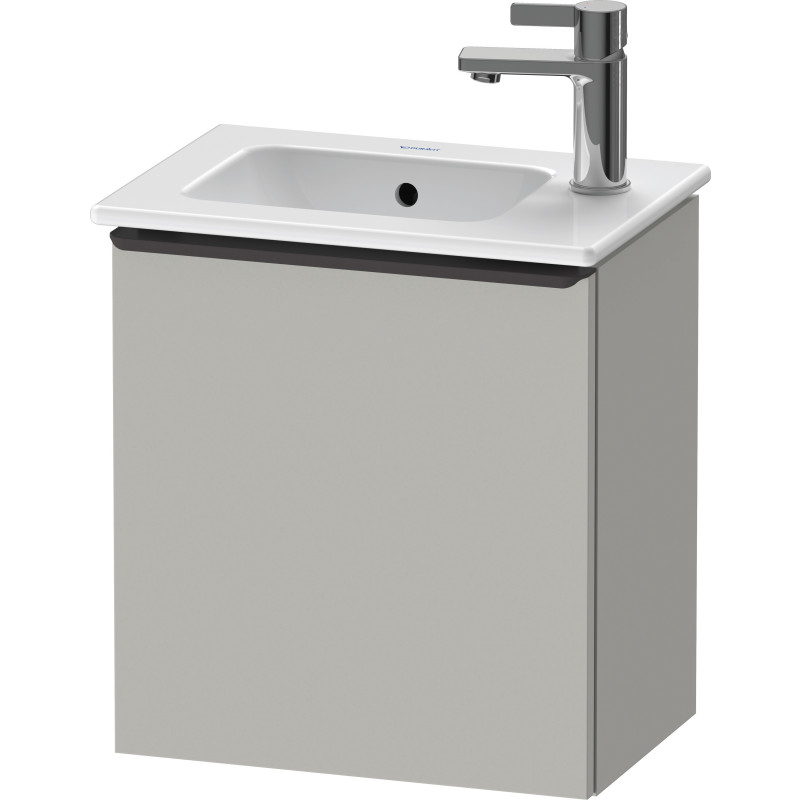 Duravit D-Neo underskab, 41x27,4 cm, venstre, mat grå/sort