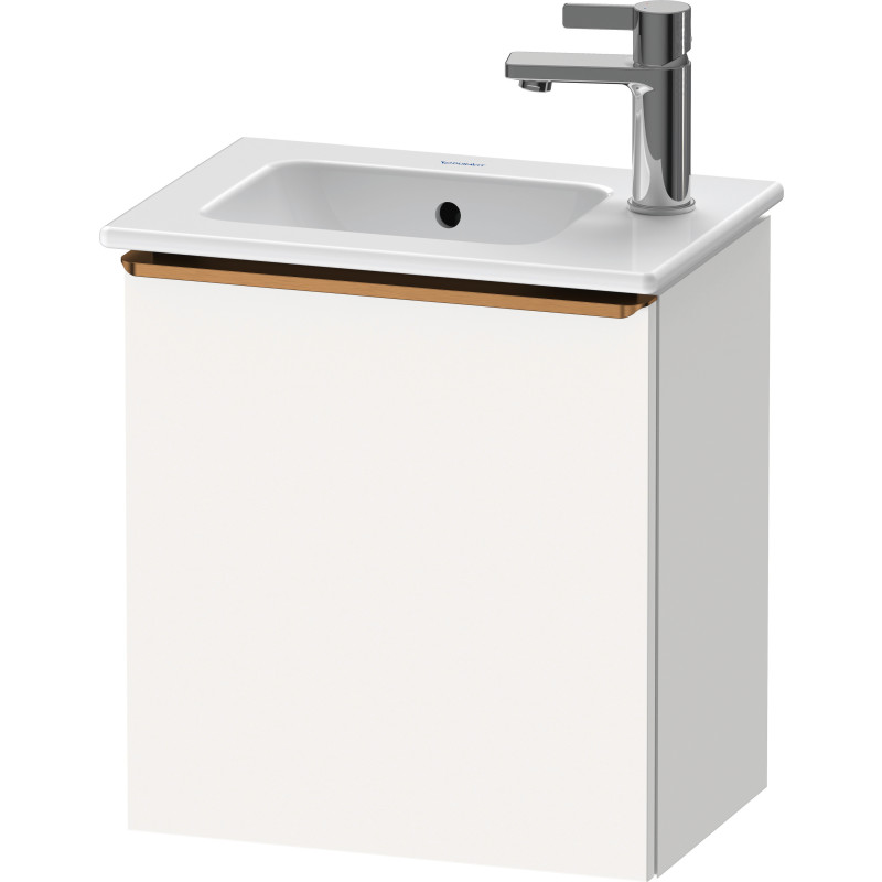 Duravit D-Neo underskab, 41x27,4 cm, venstre, mat hvid/bronze