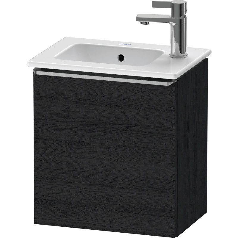 Duravit D-Neo underskab, 41x27,4 cm, venstre, sort eg/stål