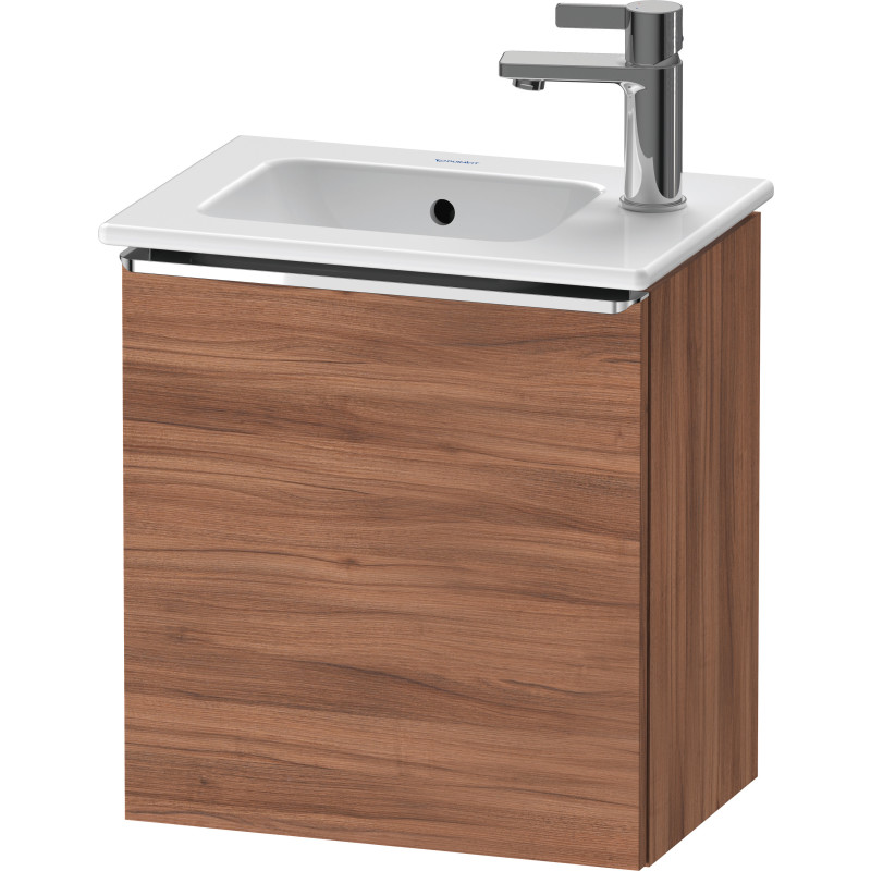 Duravit D-Neo underskab, 41x27,4 cm, venstre, valnød/krom