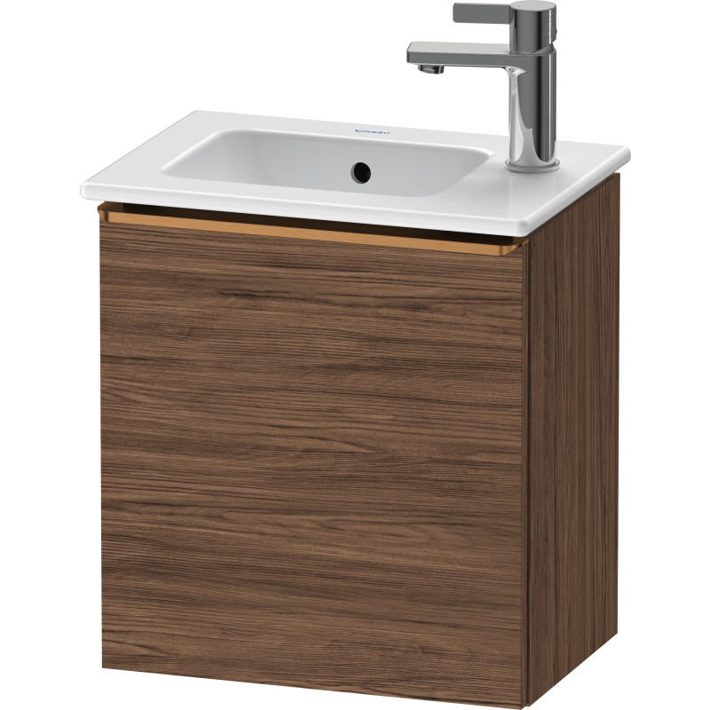 Duravit D-Neo underskab, 41x27,4 cm, venstre, mørk valnød/bronze