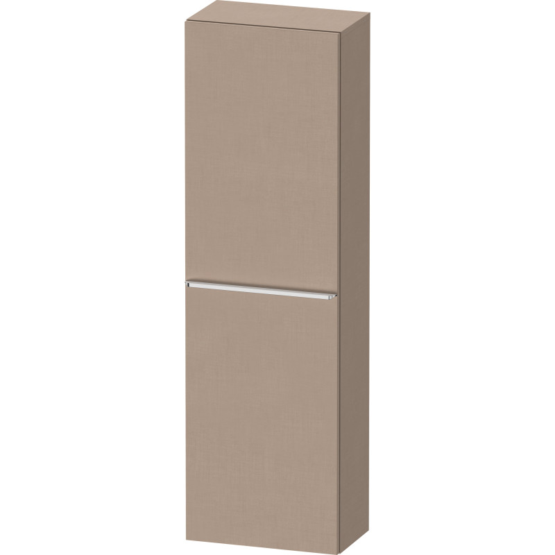 Duravit D-Neo højskab, 40x132 cm, venstre, brun/krom