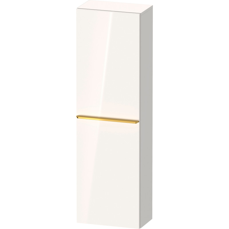Duravit D-Neo højskab, 40x132 cm, højre, højglans hvid/guld