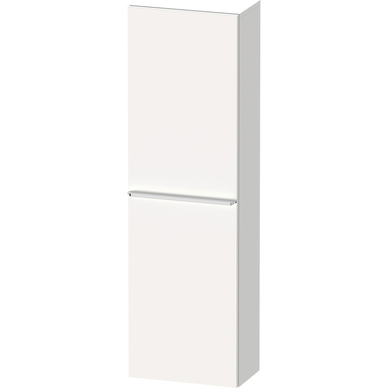 Duravit D-Neo højskab, 40x132 cm, højre, mat hvid/krom