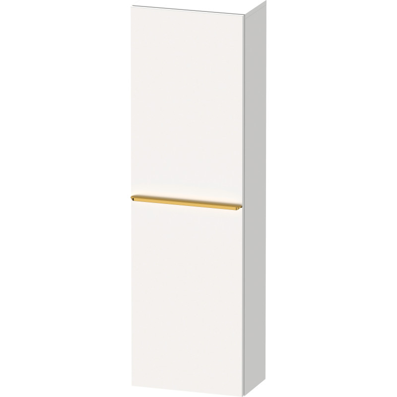 Duravit D-Neo højskab, 40x132 cm, højre, mat hvid/guld