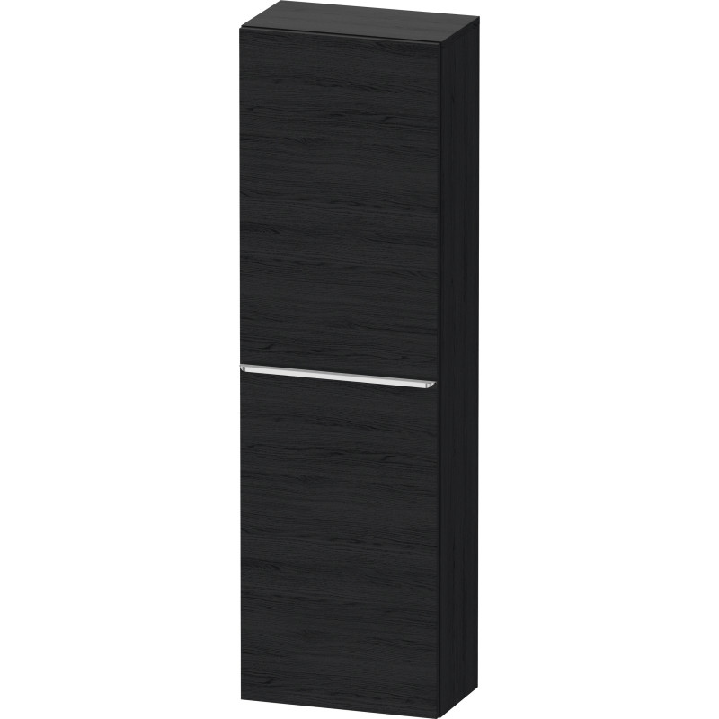 Duravit D-Neo højskab, 40x132 cm, højre, sort eg/krom