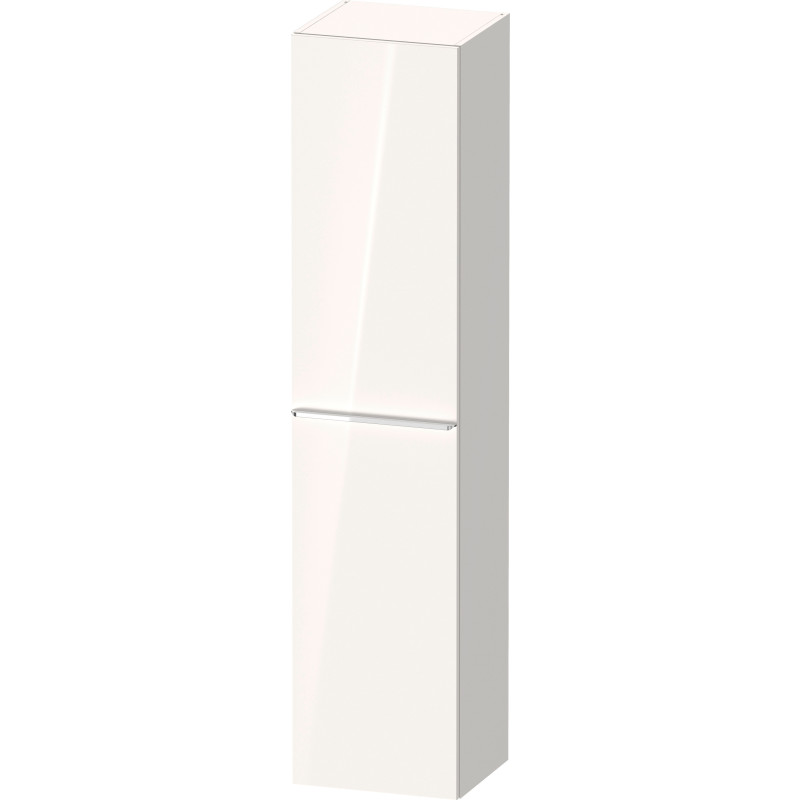Duravit D-Neo højskab, 40x176 cm, venstre, højglans hvid/krom