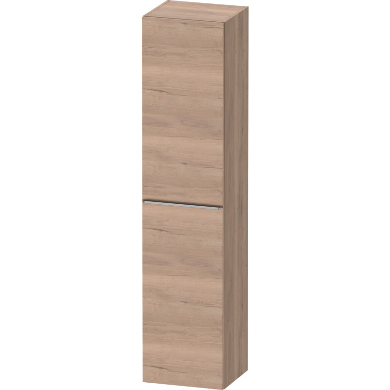 Duravit D-Neo højskab, 40x176 cm, venstre, marmoreret eg/stål