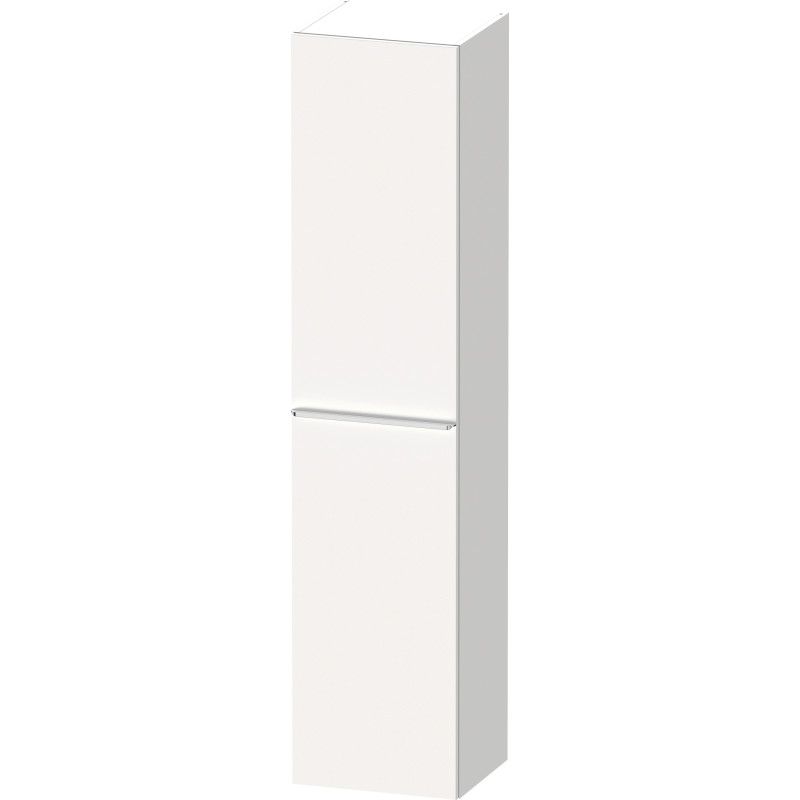 Duravit D-Neo højskab, 40x176 cm, venstre, mat hvid/krom