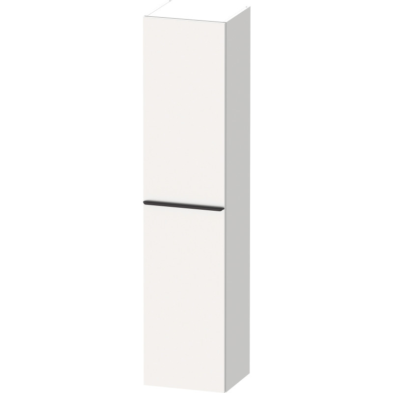 Duravit D-Neo højskab, 40x176 cm, venstre, mat hvid/sort