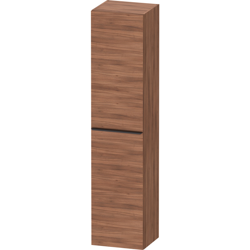 Duravit D-Neo højskab, 40x176 cm, venstre, valnød/sort