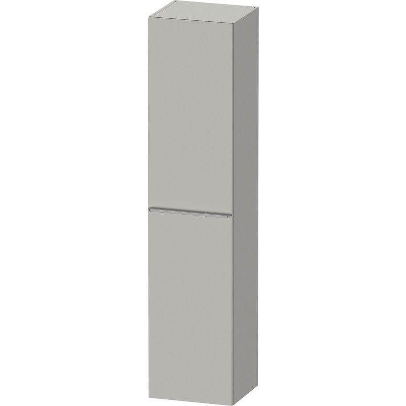 Duravit D-Neo højskab, 40x176 cm, højre, mat grå/stål