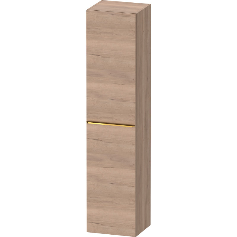 Duravit D-Neo högskåp, 40x176 cm, höger, marmoreret ek/guld